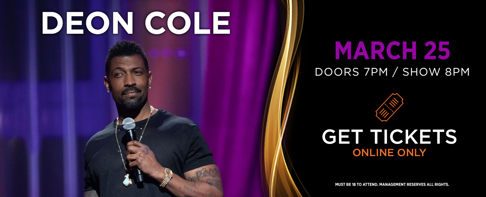 Deon Cole - March 25th