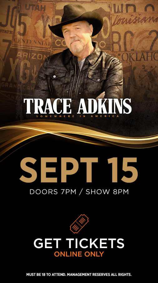 Trace Adkins | Sept 15 - Osage Casino