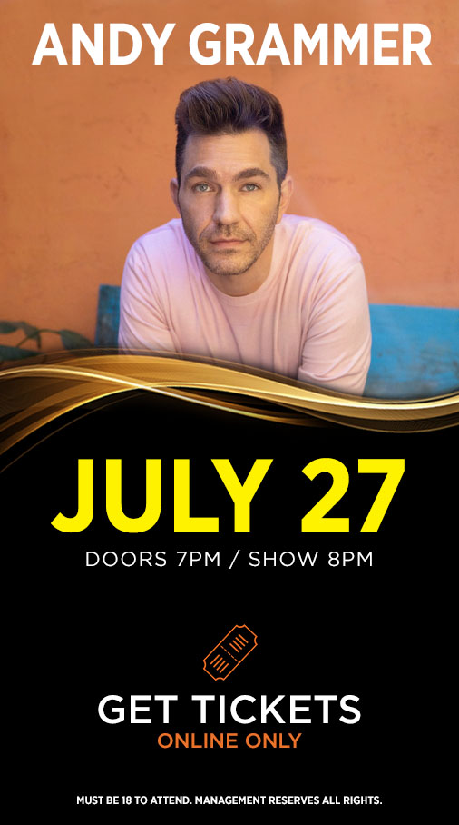 Andy Grammer | July 27 - Osage Casino