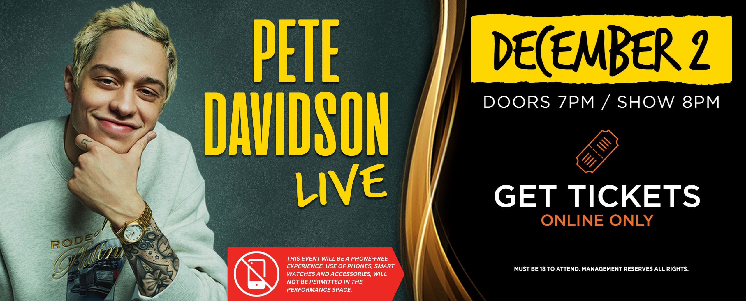Pete Davidson Live - Osage Casino Hotel - December 2