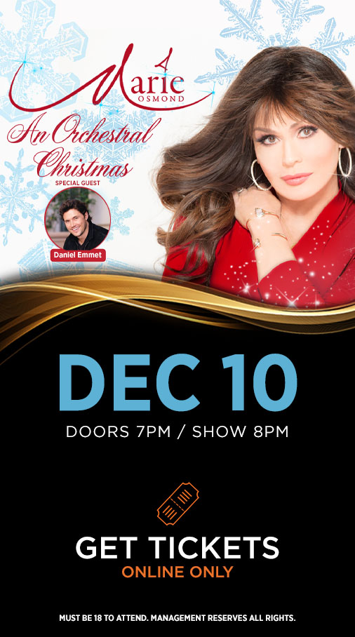 Marie Osmond - An Orchestral Christmas - December 10th, 2023 - Osage Skyline Event Center
