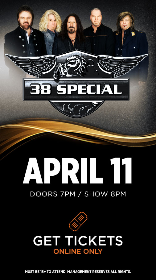 38 Special April 11th 2024 Osage Casino Hotel