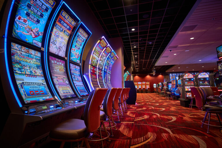 Slot machines at the Osage Casino Hotel in Tulsa