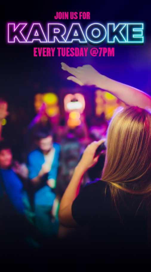 Karaoke Night Every Wednesday, 7pm - 11pm
