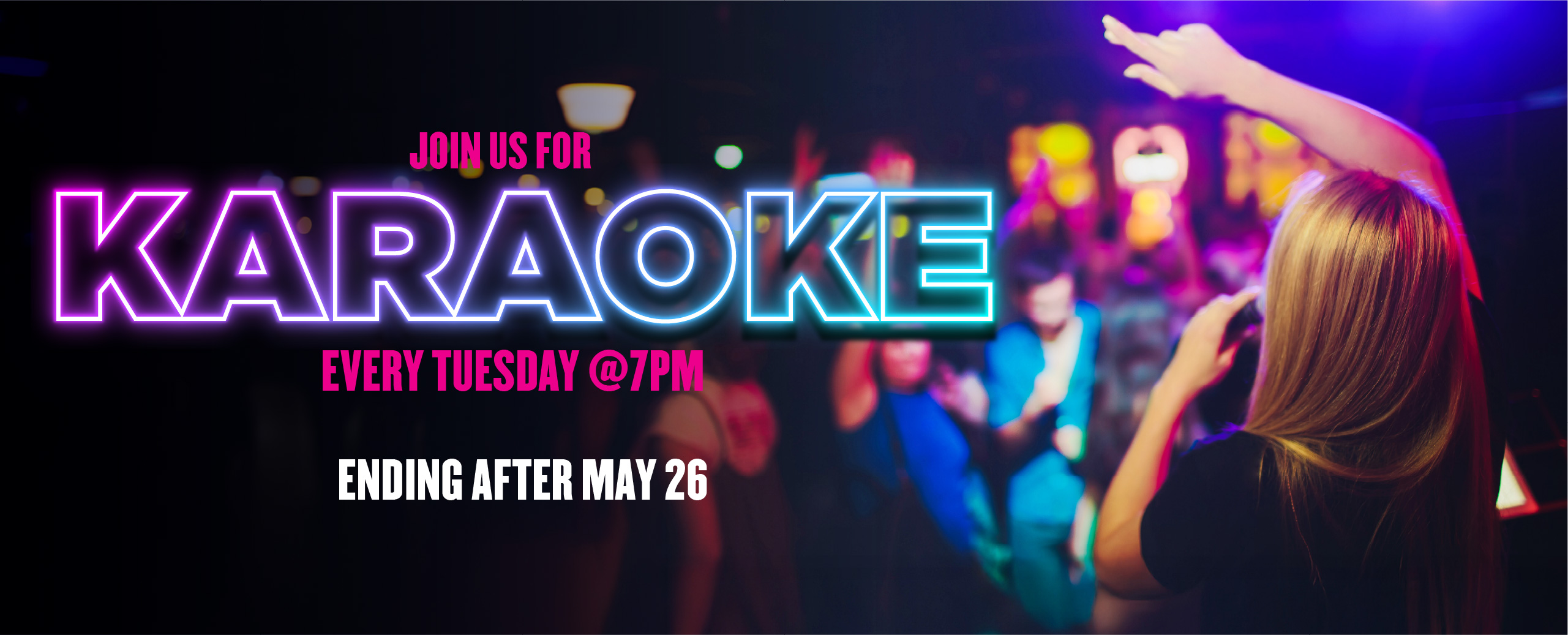 Karaoke Night Every Wednesday, 7pm - 11pm