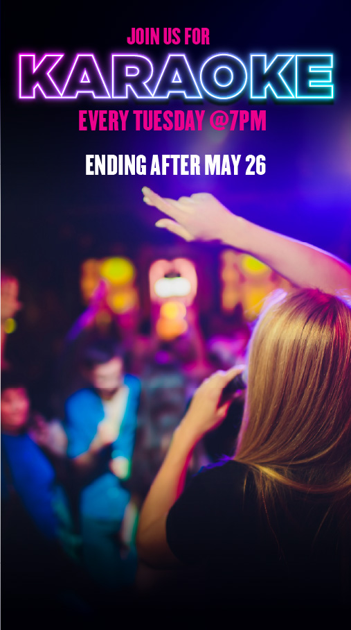 Karaoke Night Every Wednesday, 7pm - 11pm